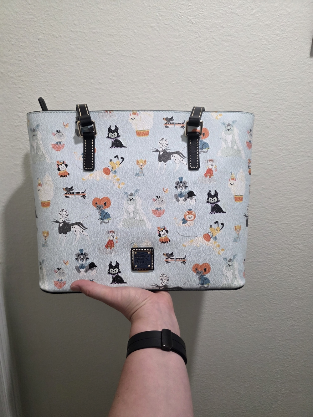 Dooney & Bourke Light Blue Disney-Print Tote Bag